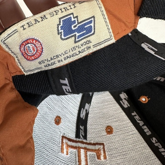 Vintage‎ University of Texas Longhorns Embroidered Team Spirit One Size Black - Picture 6 of 6